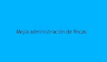Mejía administración de fincas